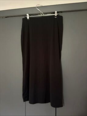 CAbi Black Midi Skirt, Women’s Medium
